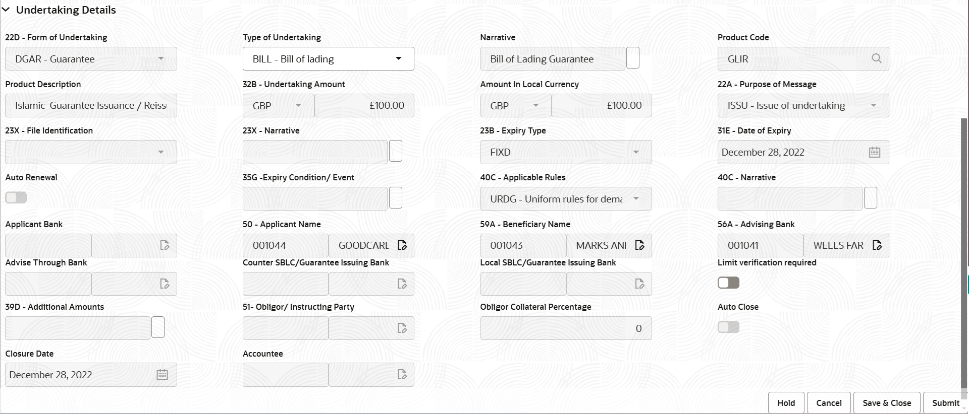 Description of registrationguaranteedetails.png follows Description of registrationguaranteedetails.png follows