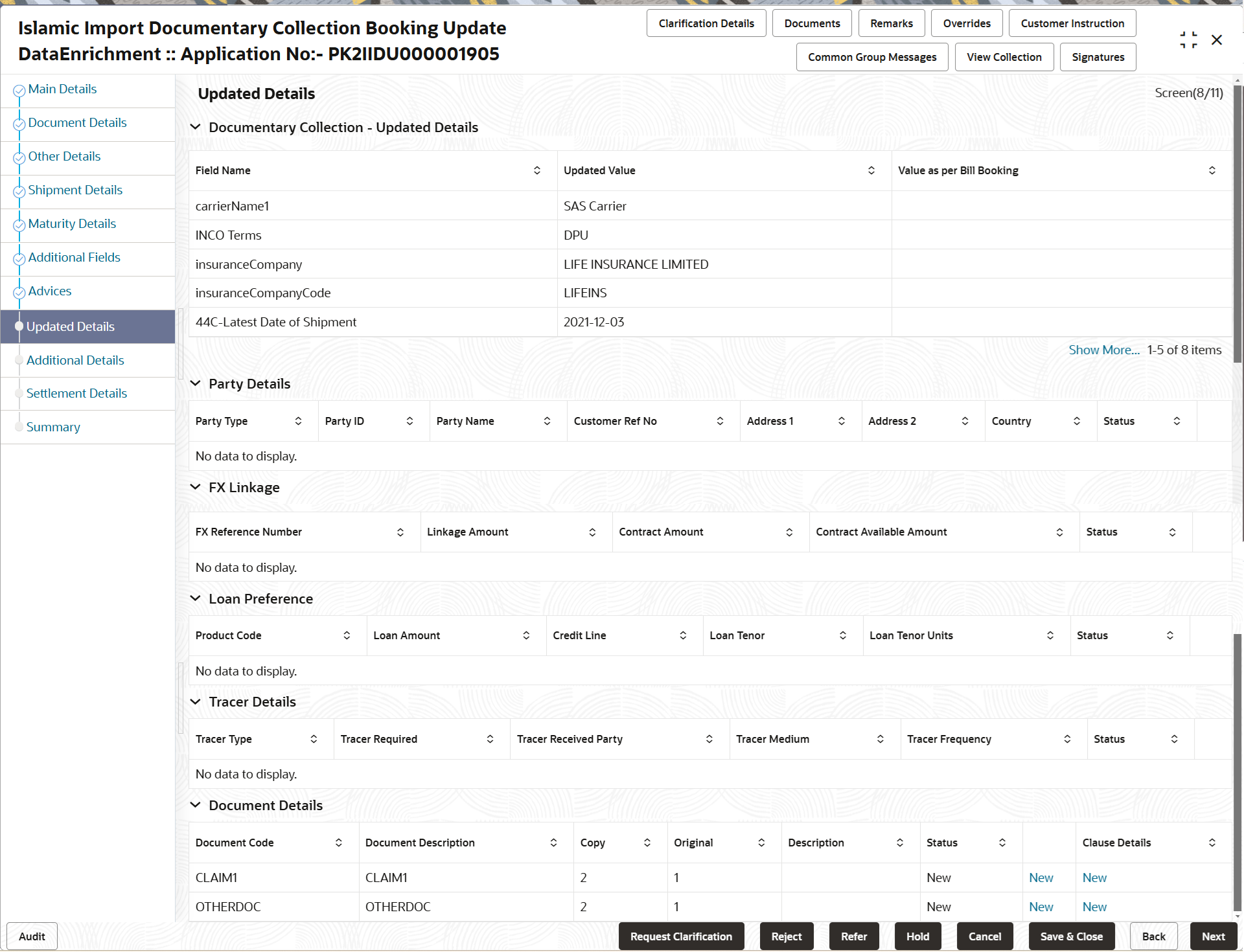 Description of deupdateddetails.png follows Description of deupdateddetails.png follows