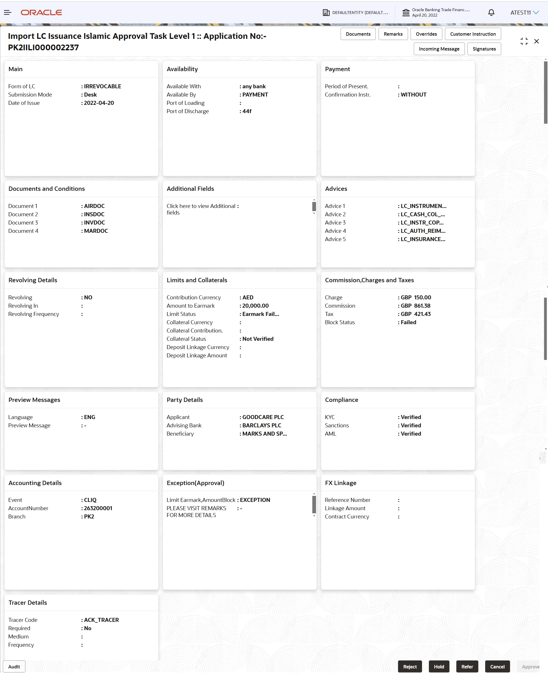 Description of approvalsummary.png follows Description of approvalsummary.png follows
