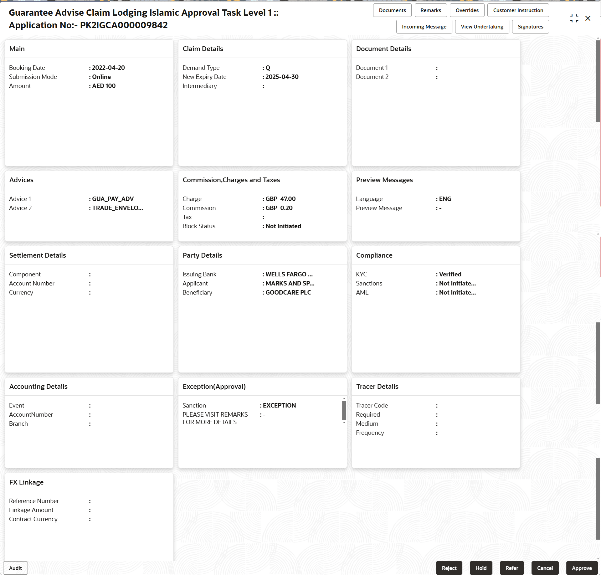 Description of approvalsummary.png follows Description of approvalsummary.png follows
