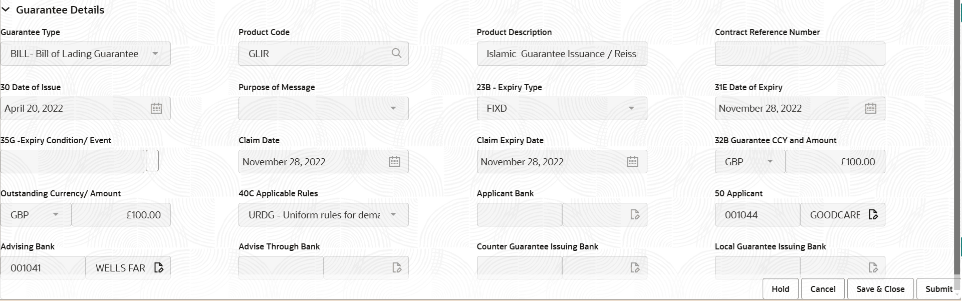 Description of registrationguaranteedetails.png follows