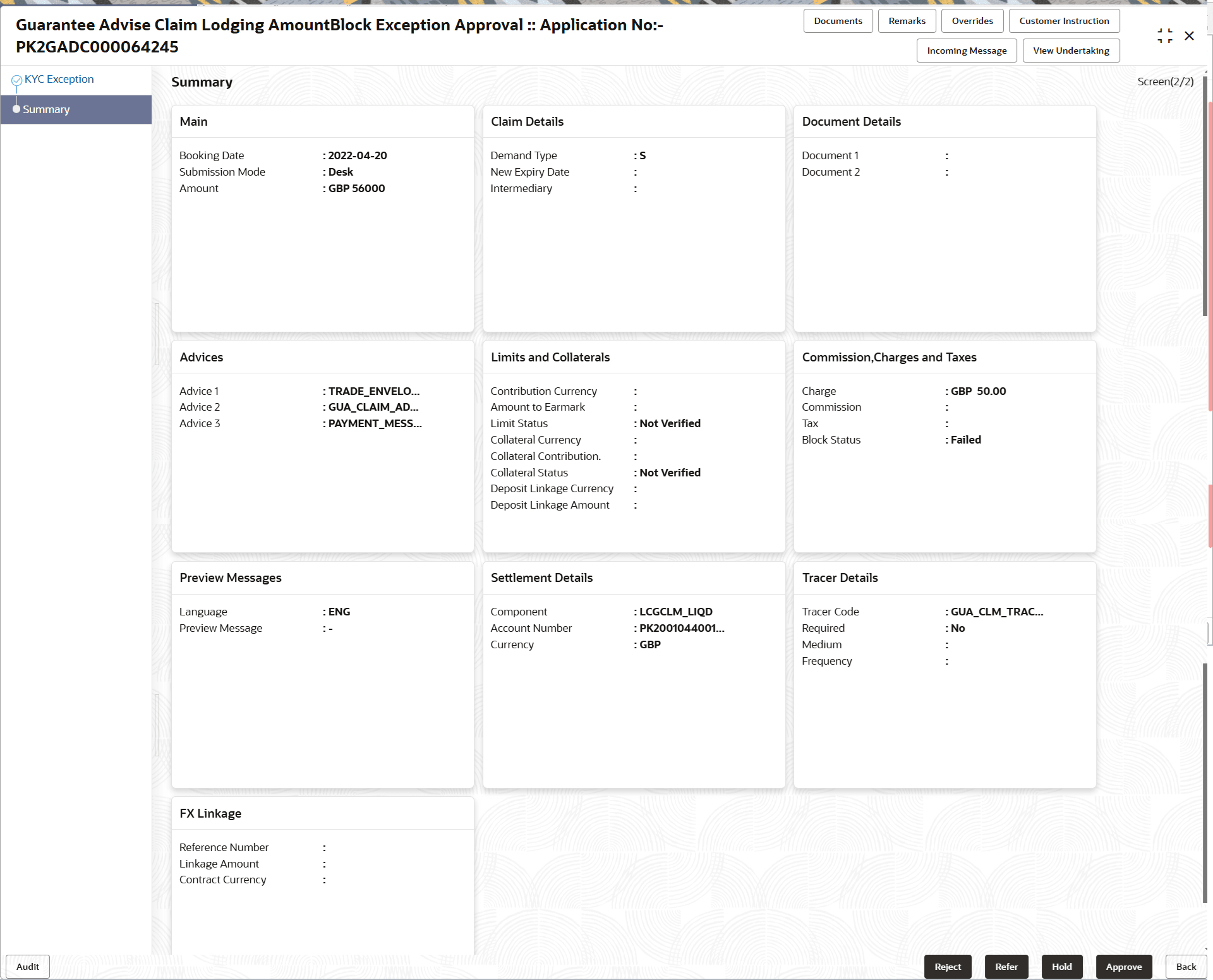 Description of amountblockexceptionsummary.png follows