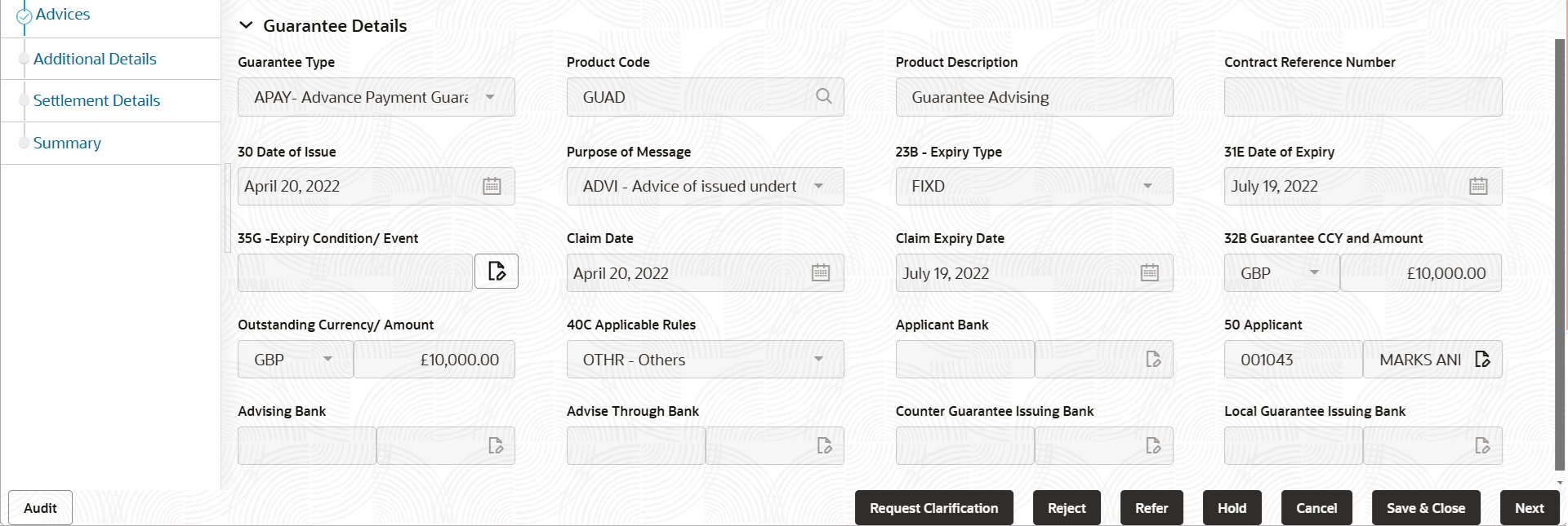 Description of demainguaranteedetails.png follows Description of demainguaranteedetails.png follows