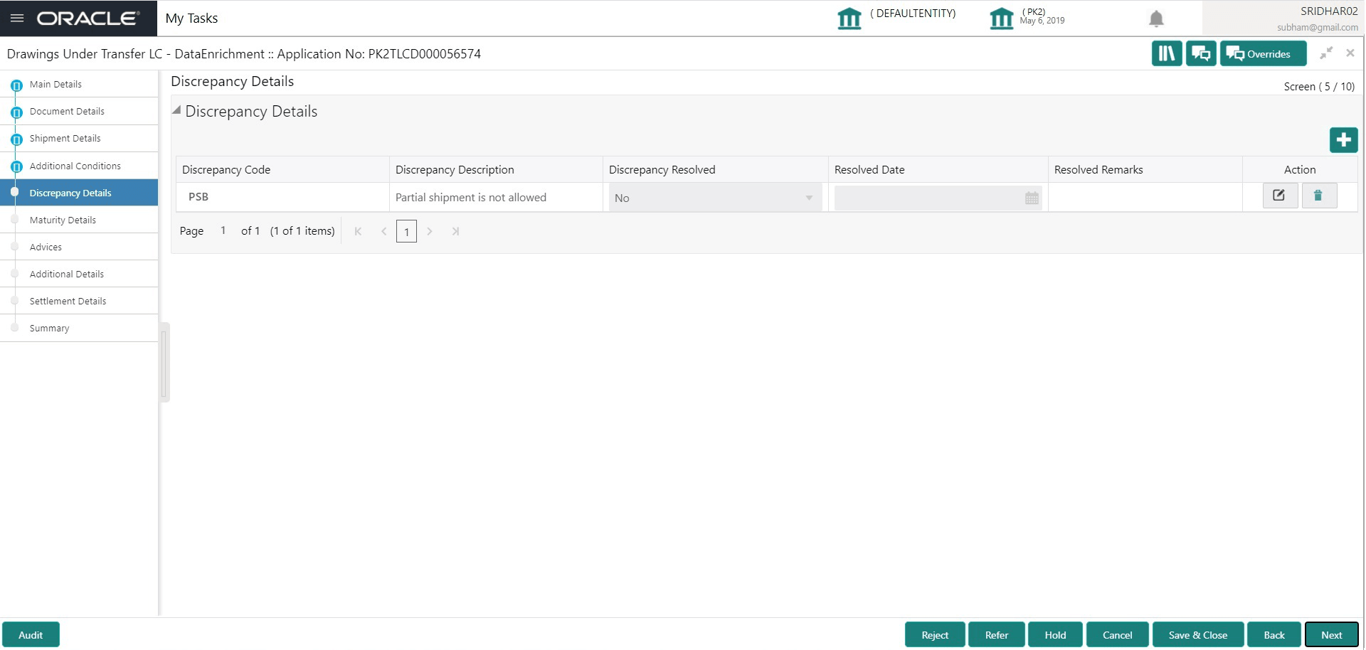 Description of dediscrepancydetails.png follows Description of dediscrepancydetails.png follows