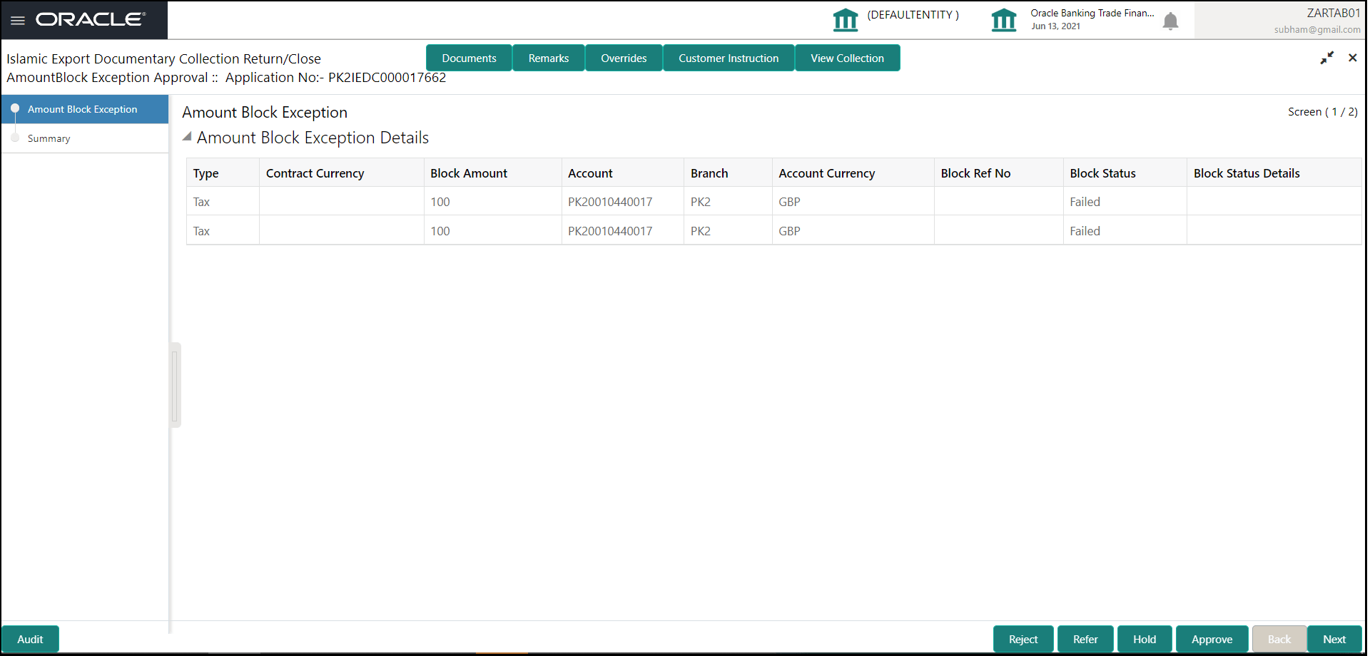 Description of amountblockexception.png follows Description of amountblockexception.png follows