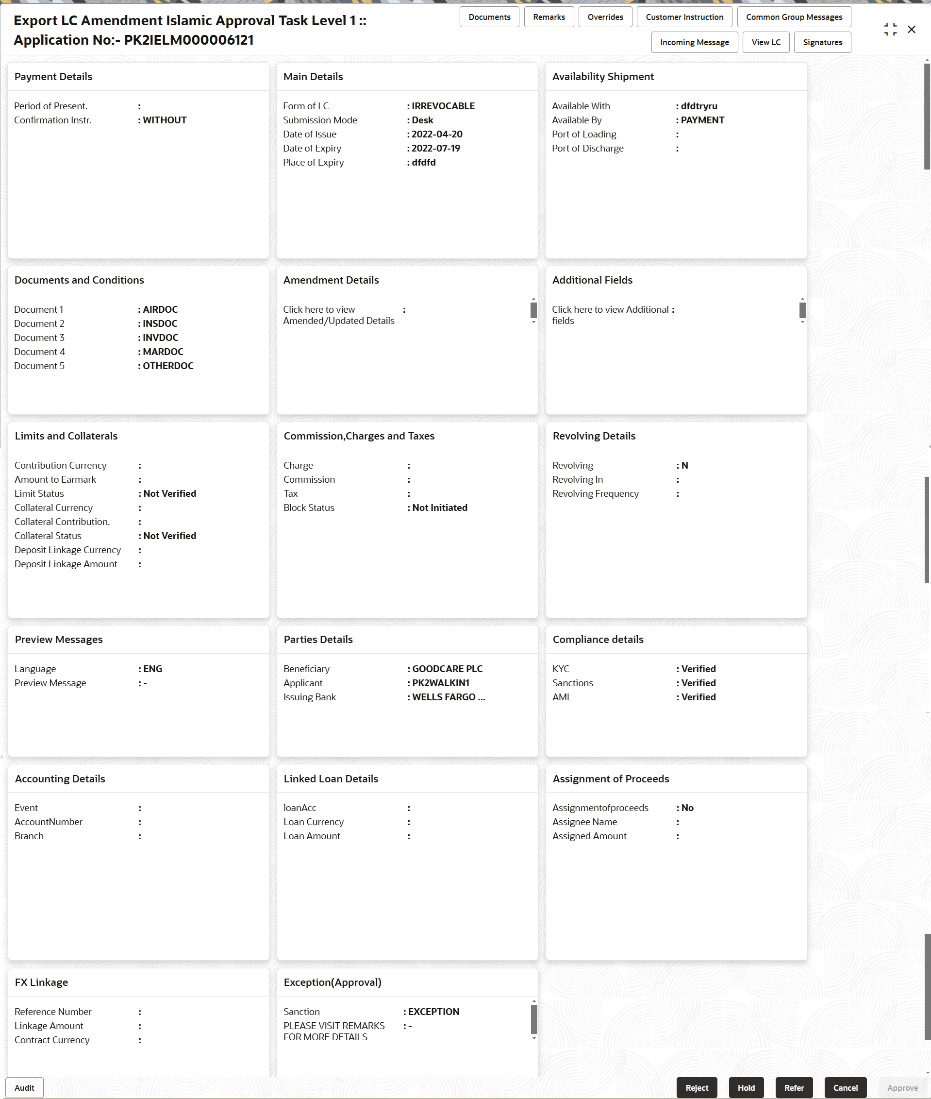 Description of approvalsummary.png follows Description of approvalsummary.png follows