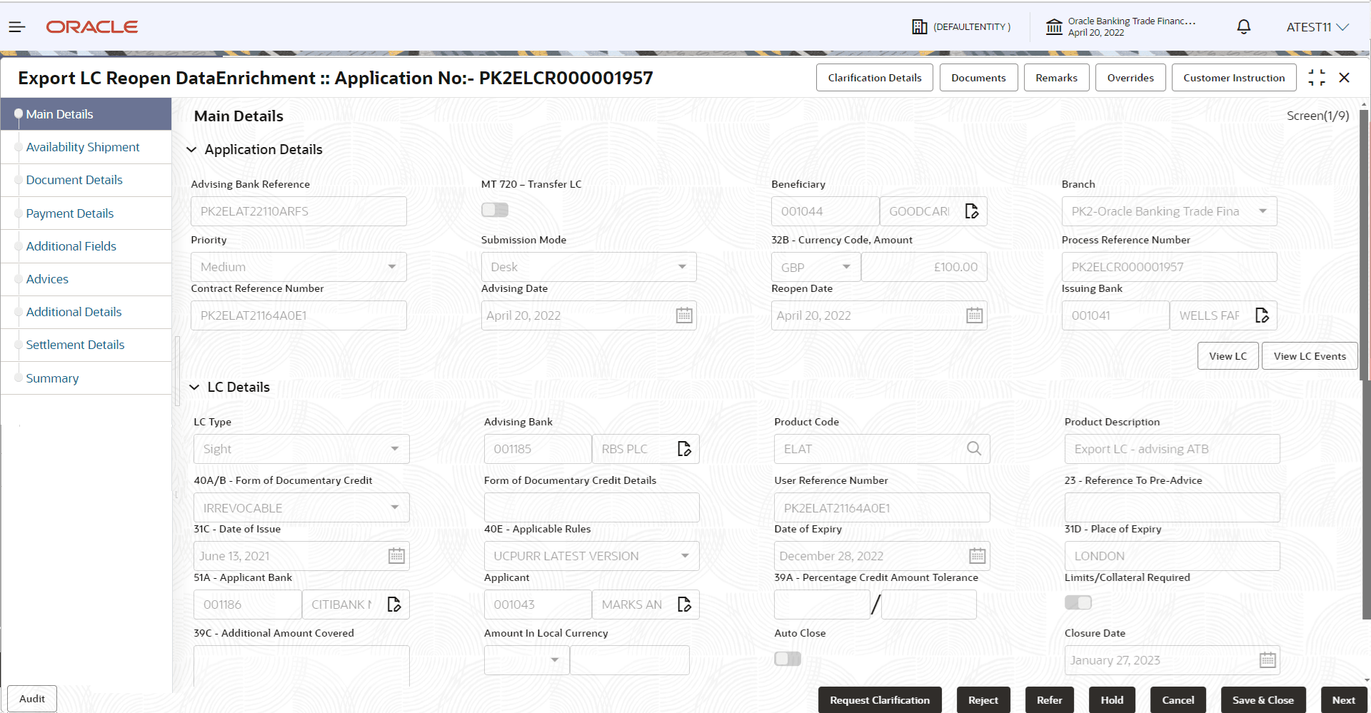 Description of demainapplicationdetails.png follows Description of demainapplicationdetails.png follows