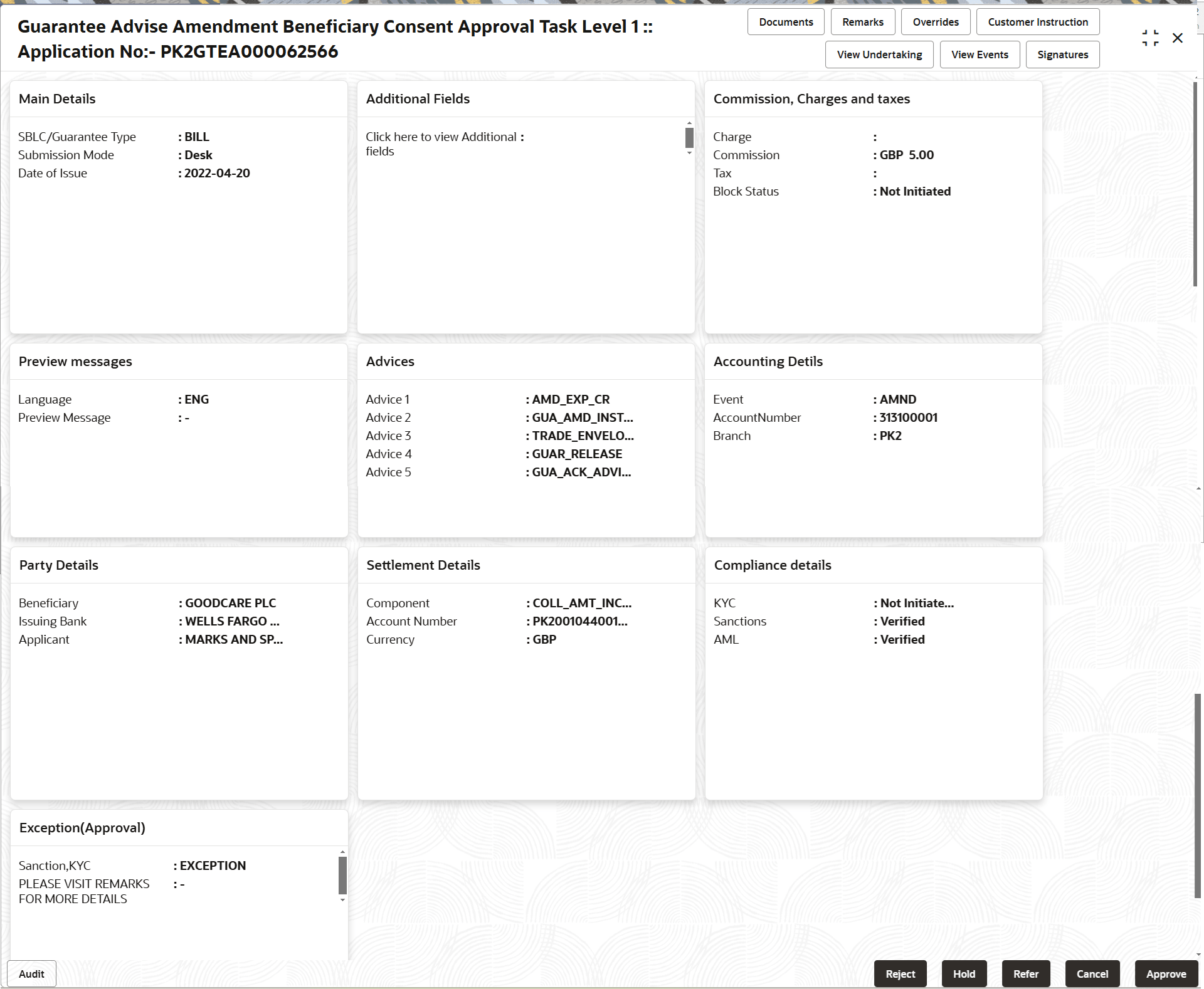 Description of approvalsummary.png follows Description of approvalsummary.png follows