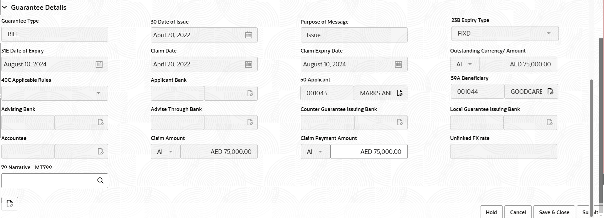 Description of registrationguaranteedetails.png follows Description of registrationguaranteedetails.png follows