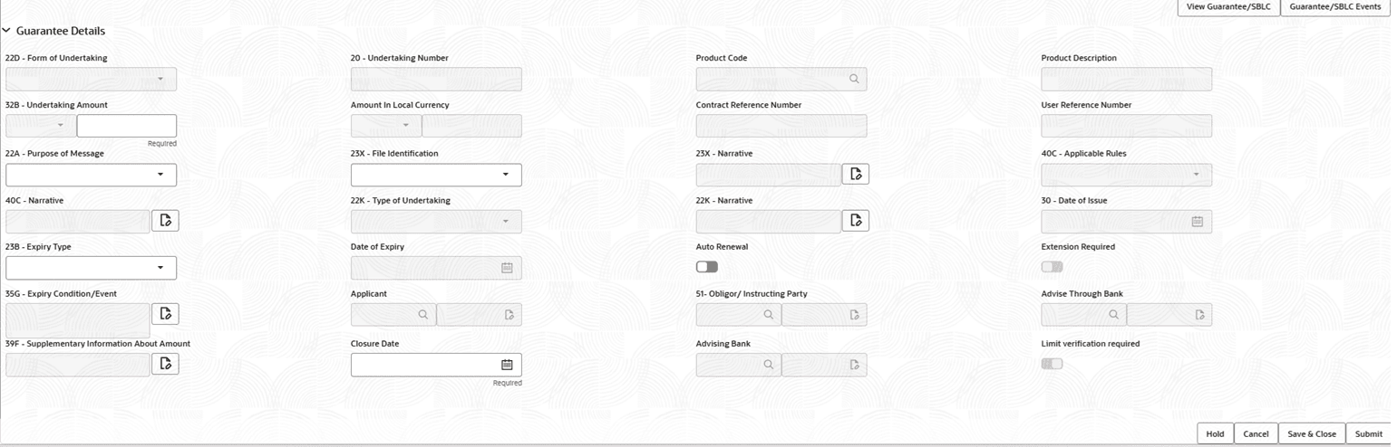 Description of registrationguaranteedetails.png follows Description of registrationguaranteedetails.png follows