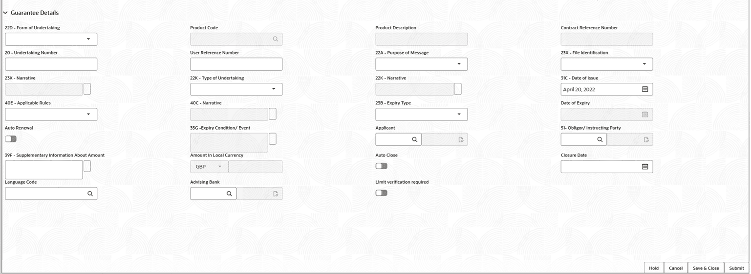 Description of registrationguaranteedetails.png follows Description of registrationguaranteedetails.png follows