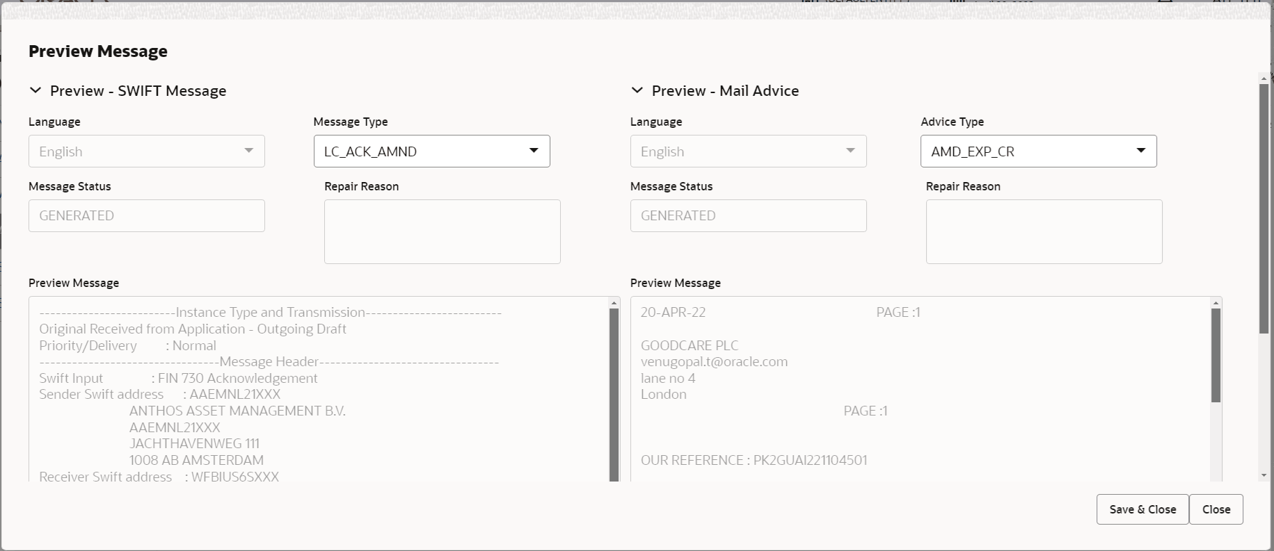 Description of depreviewmessage.png follows