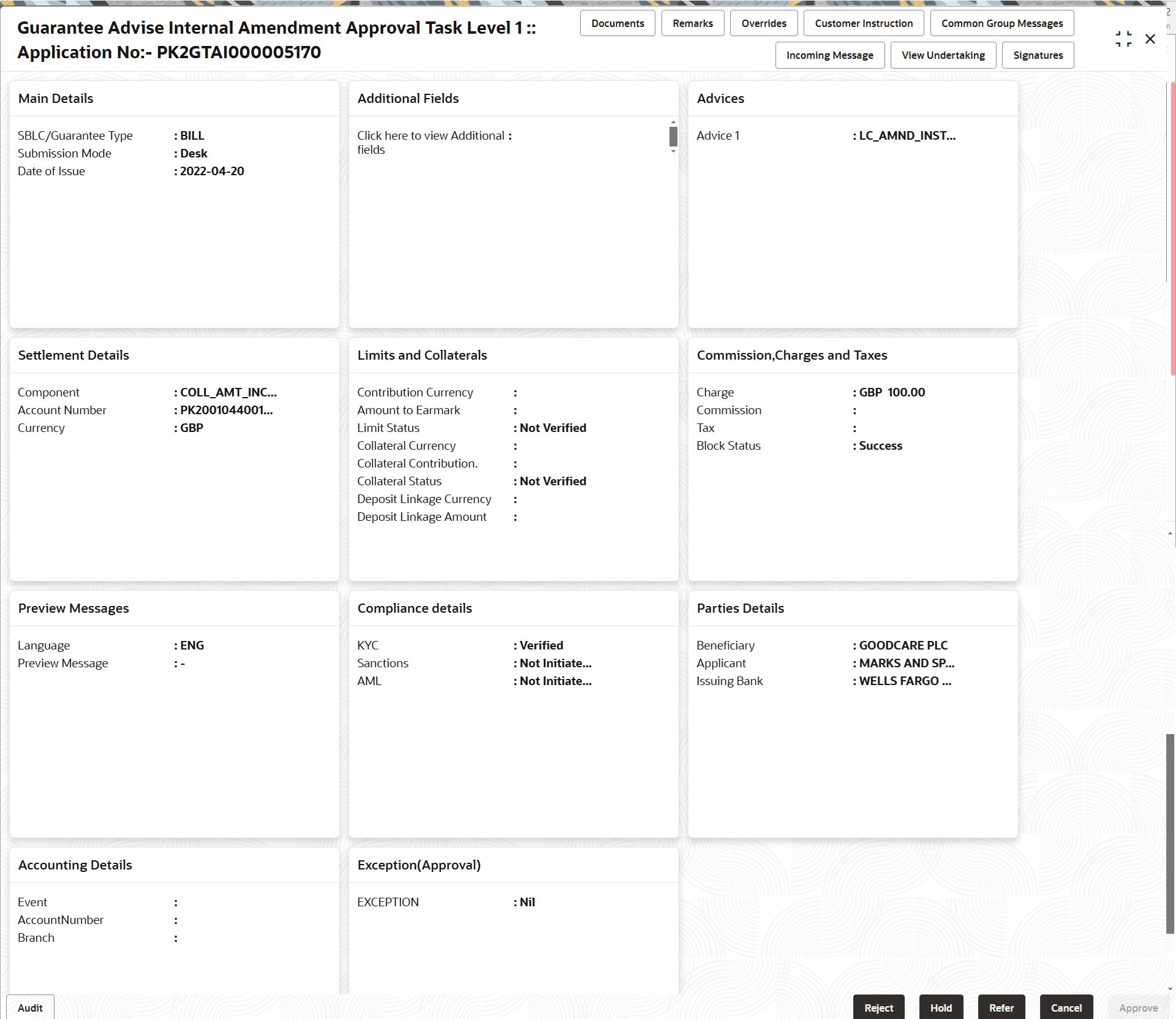 Description of approvalsummary.png follows Description of approvalsummary.png follows