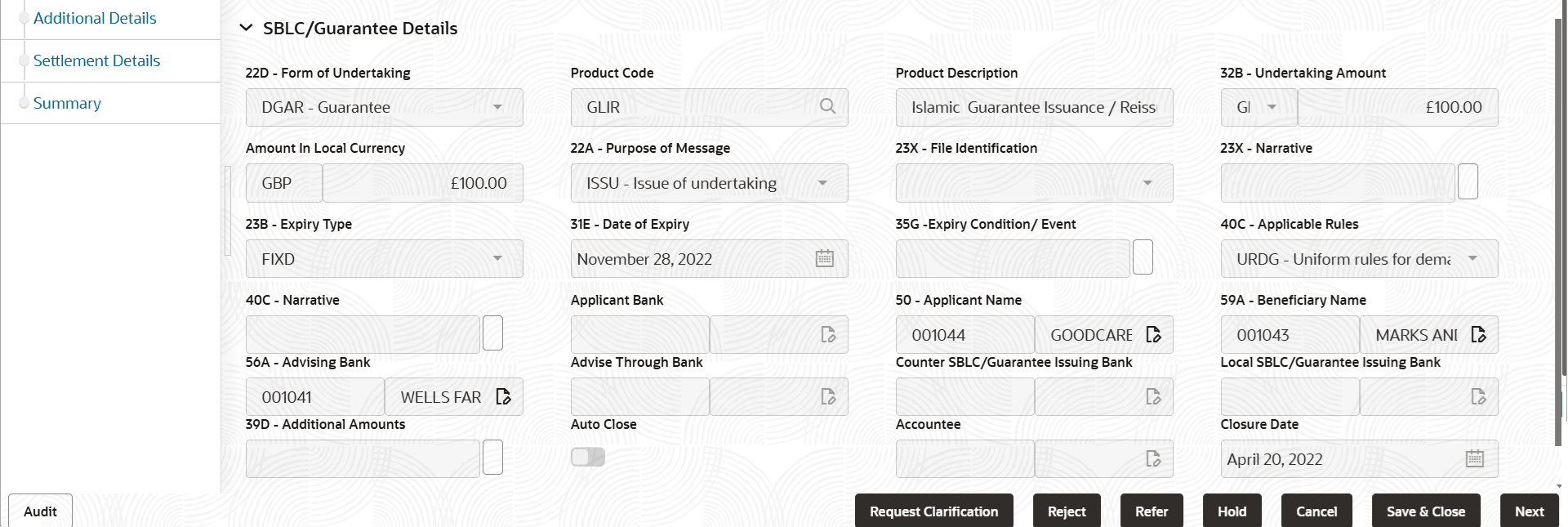 Description of demainguaranteedetails.png follows