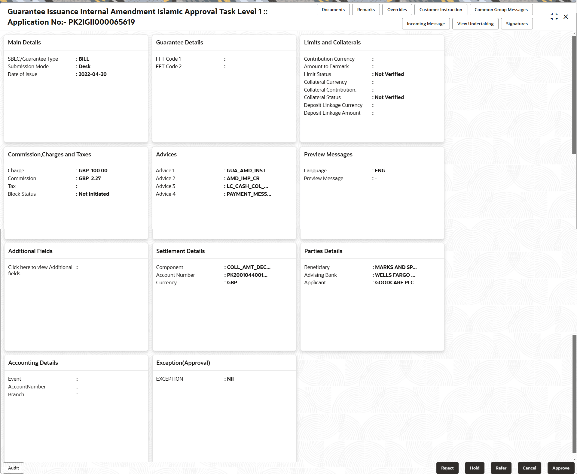 Description of approvalsummary.png follows Description of approvalsummary.png follows