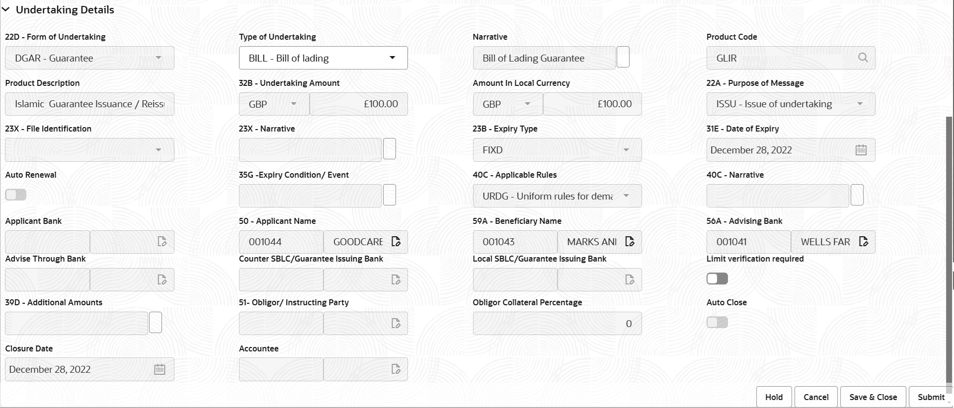 Description of registrationguaranteedetails.png follows Description of registrationguaranteedetails.png follows