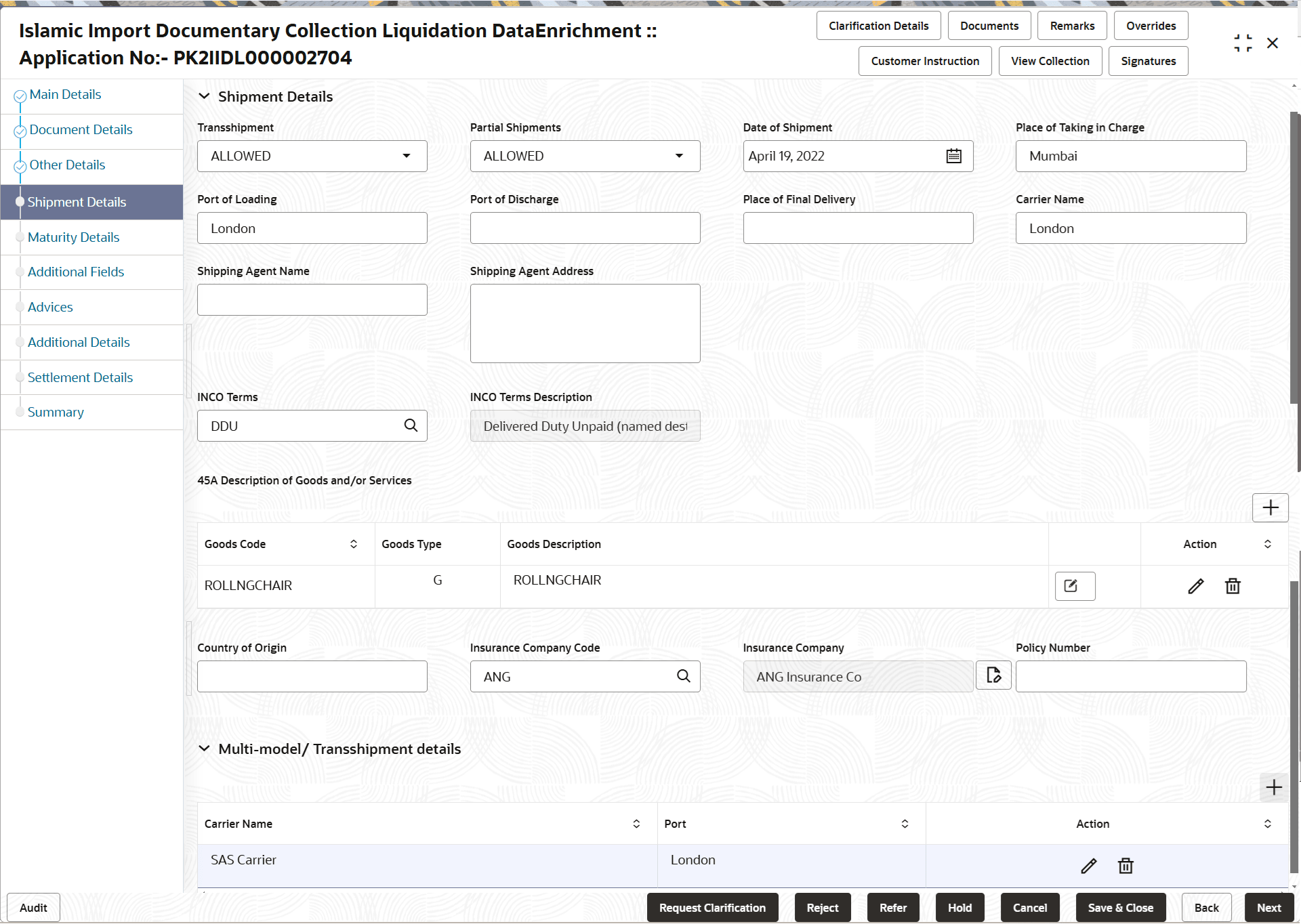 Description of deshipmentdetails.png follows