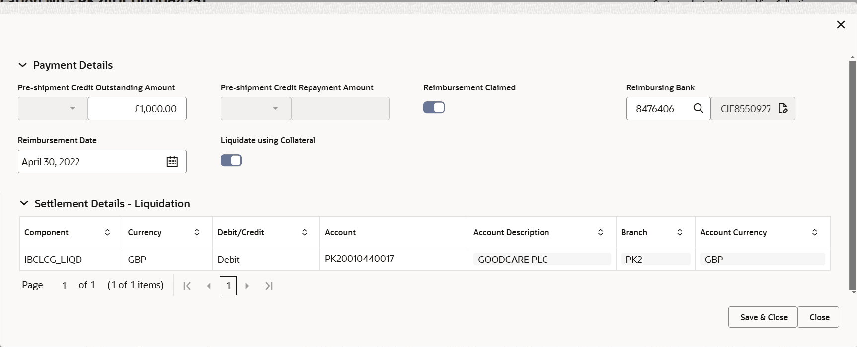Description of depaymentdetails.png follows Description of depaymentdetails.png follows