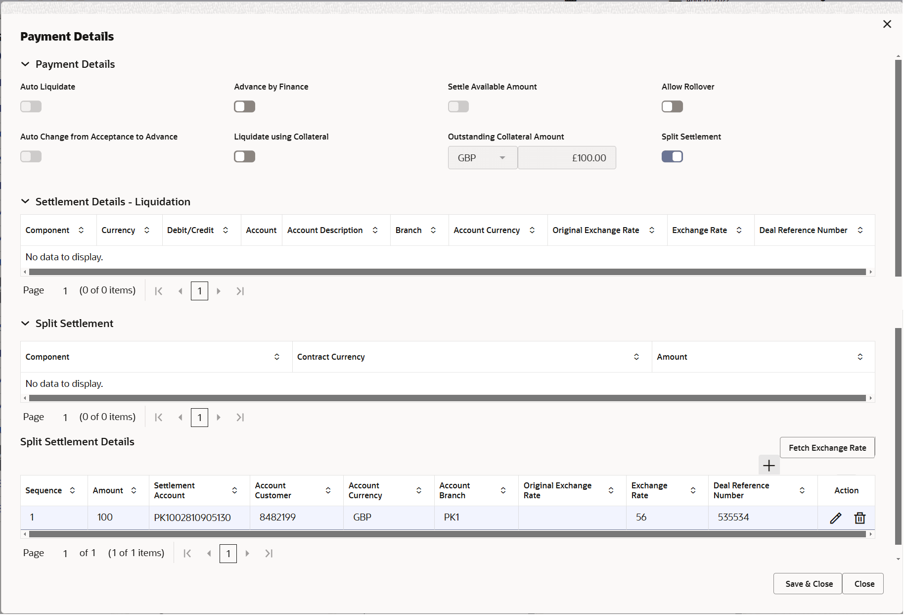 Description of depaymentdetails.png follows