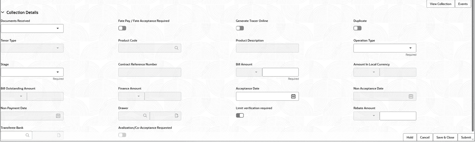 Description of registrationcollectiondetails.png follows