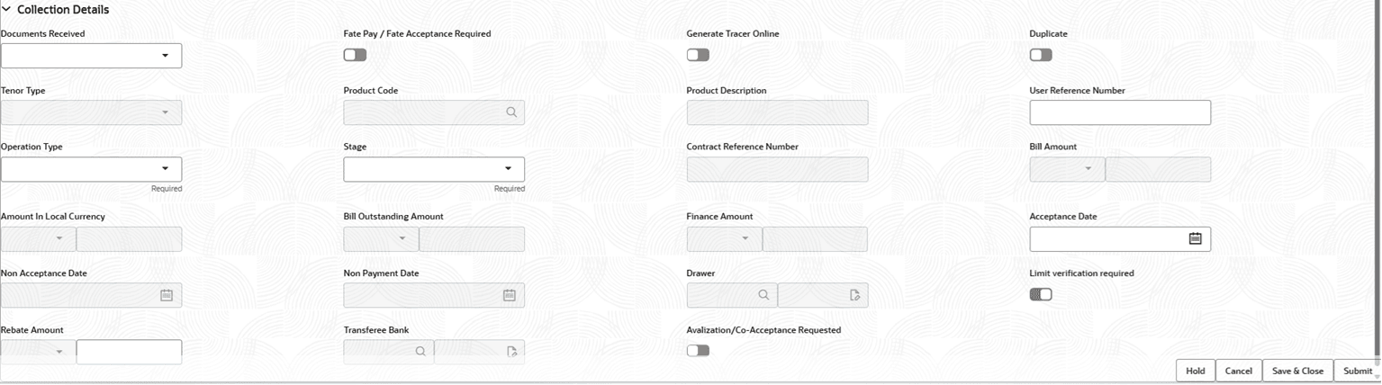Description of registrationcollectiondetails.png follows