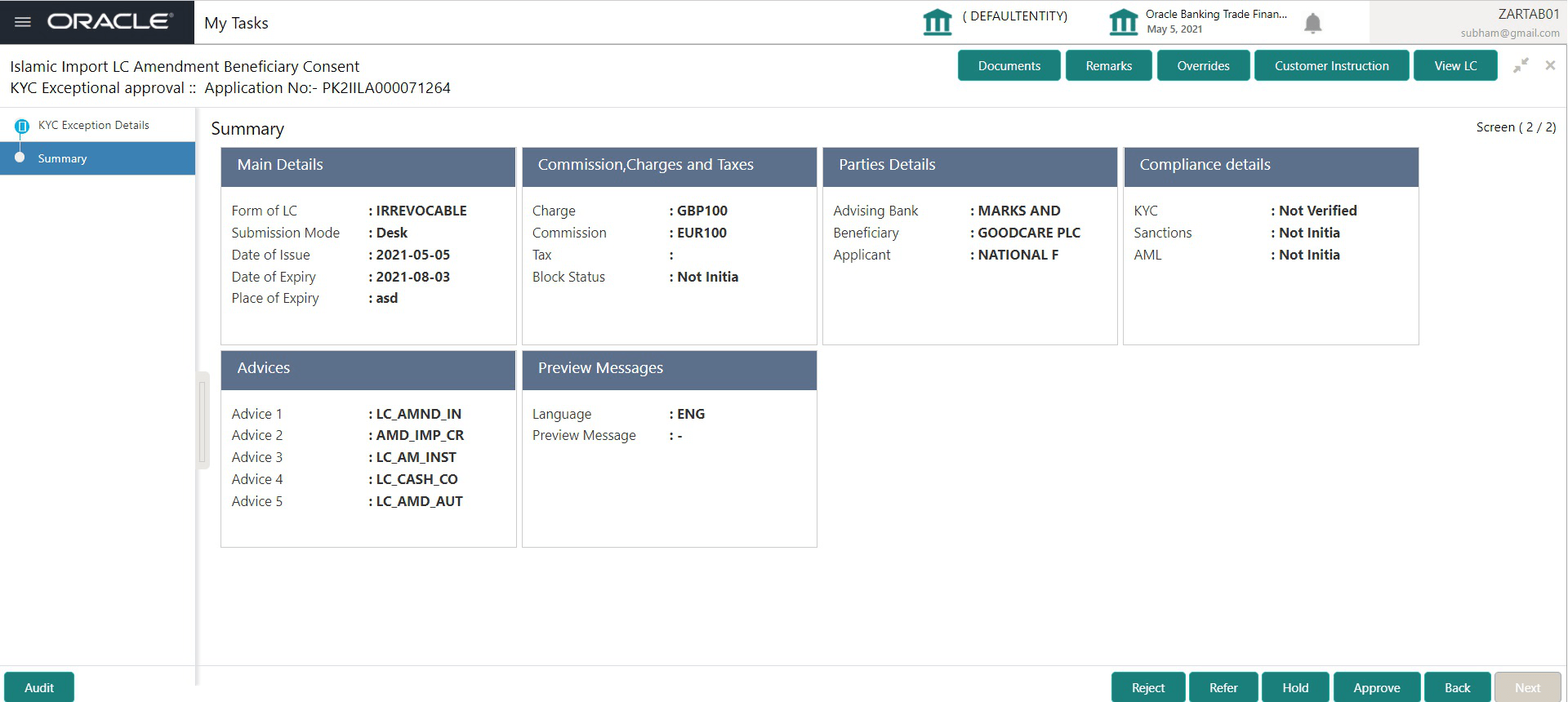 Description of kycexceptionsummary.png follows Description of kycexceptionsummary.png follows