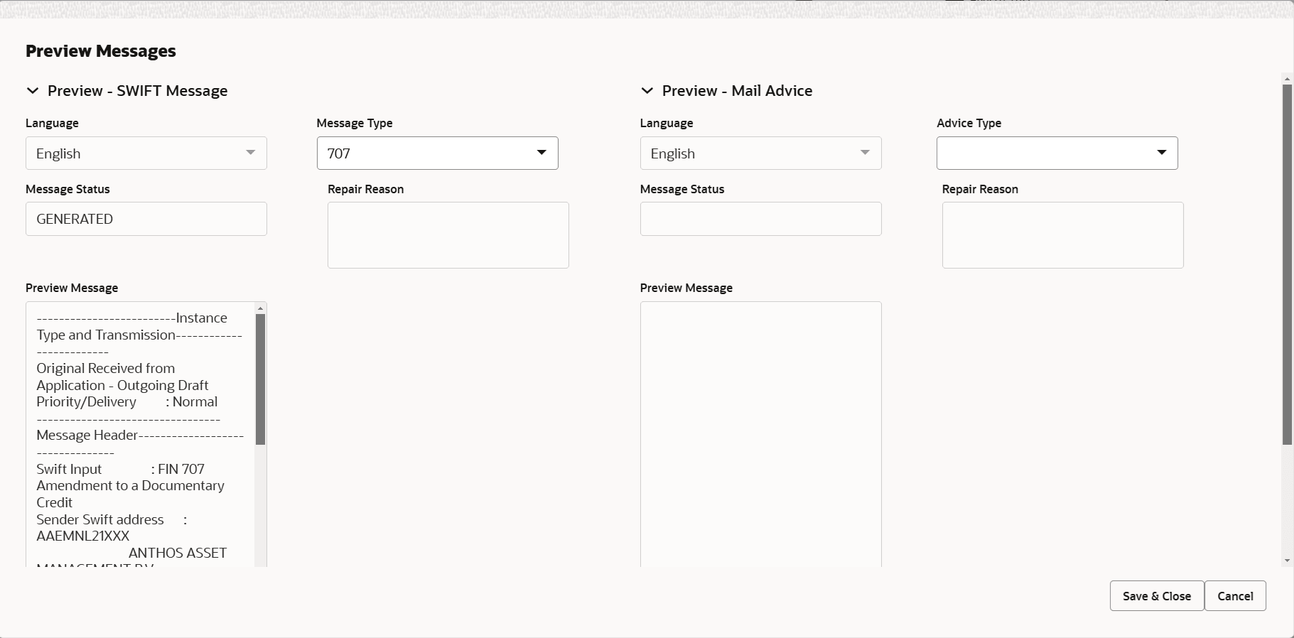 Description of depreviewmessages.png follows