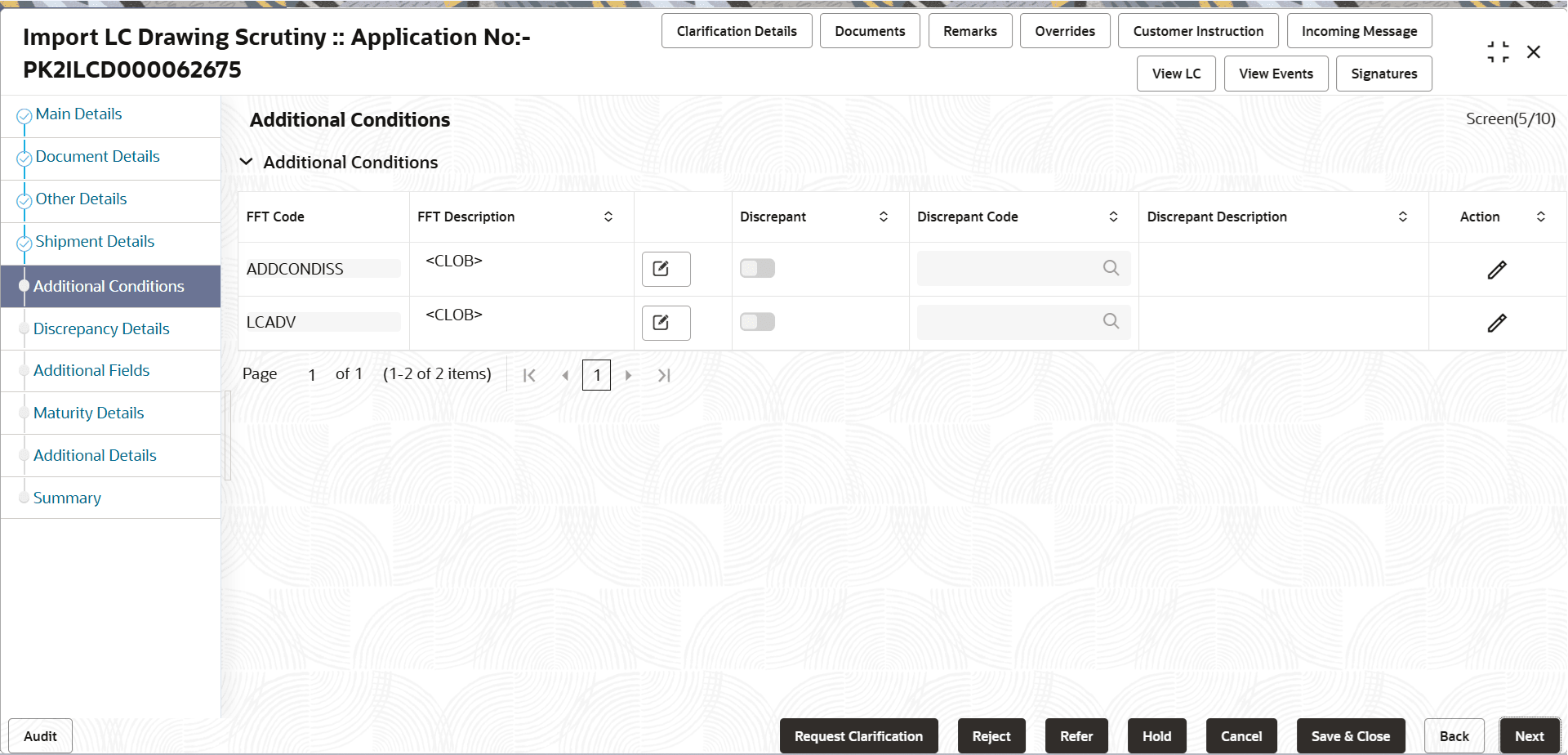 Description of scrutinyadditionalconditions.png follows Description of scrutinyadditionalconditions.png follows