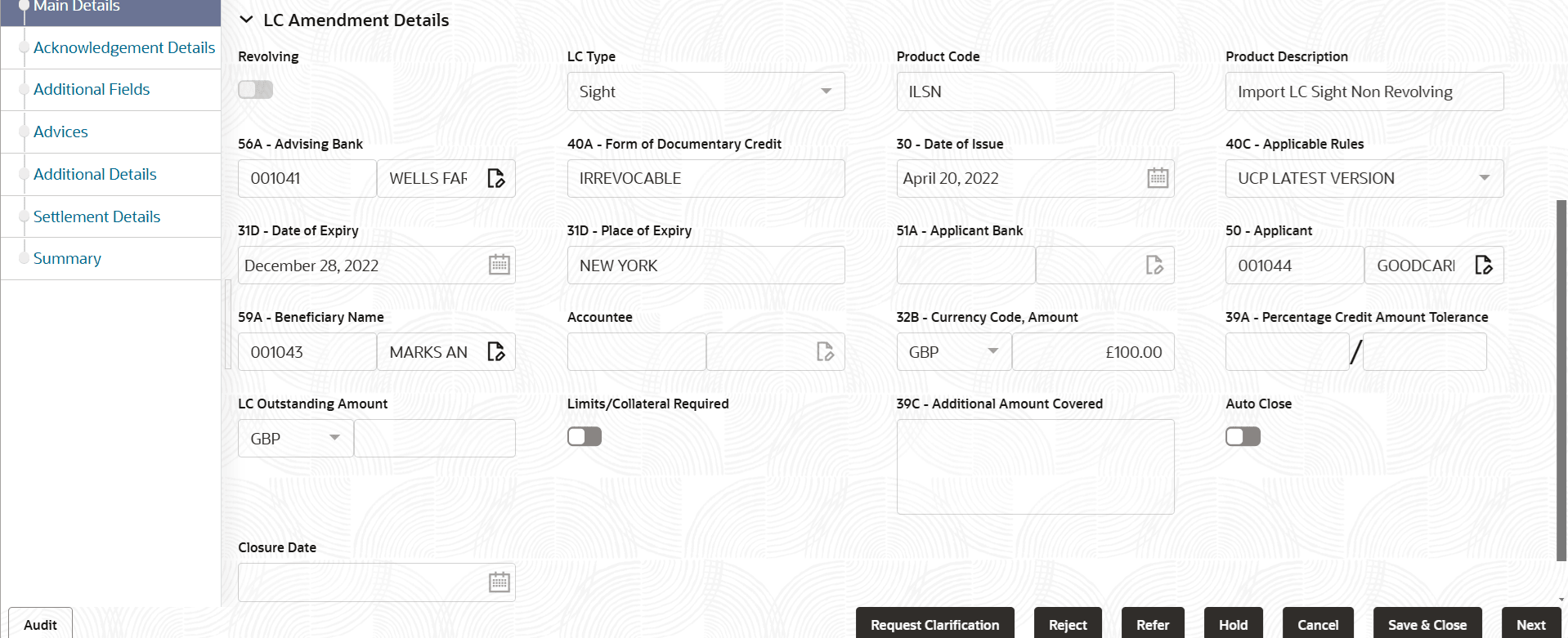 Description of demainlcamendmentdetails.png follows Description of demainlcamendmentdetails.png follows