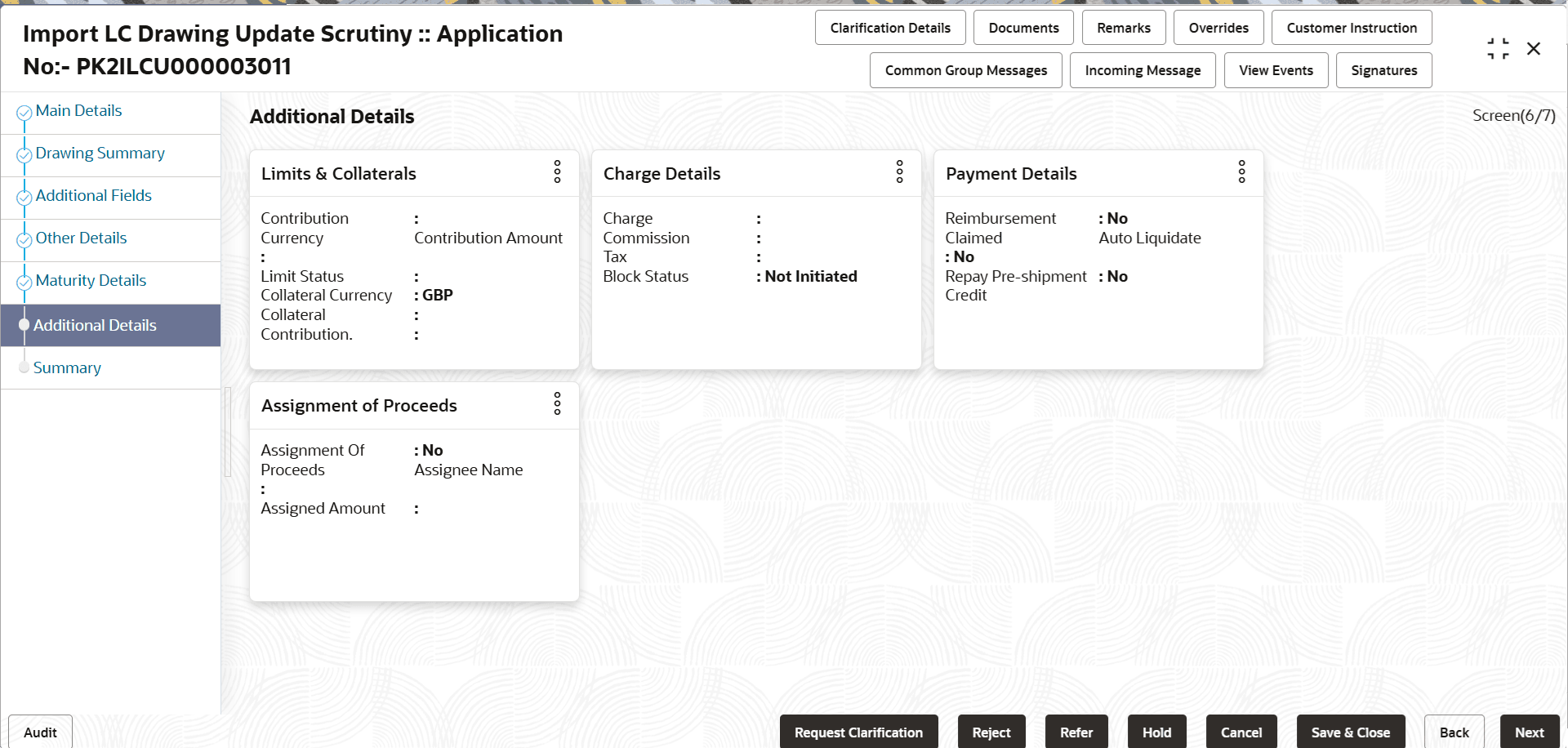 Description of scrutinyadditionaldetails.png follows