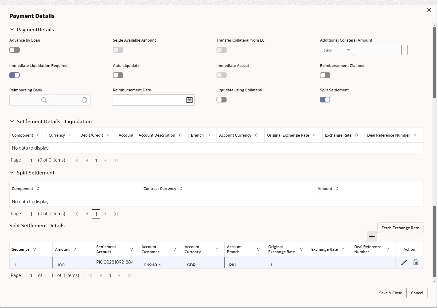 Description of depaymentdetails.png follows