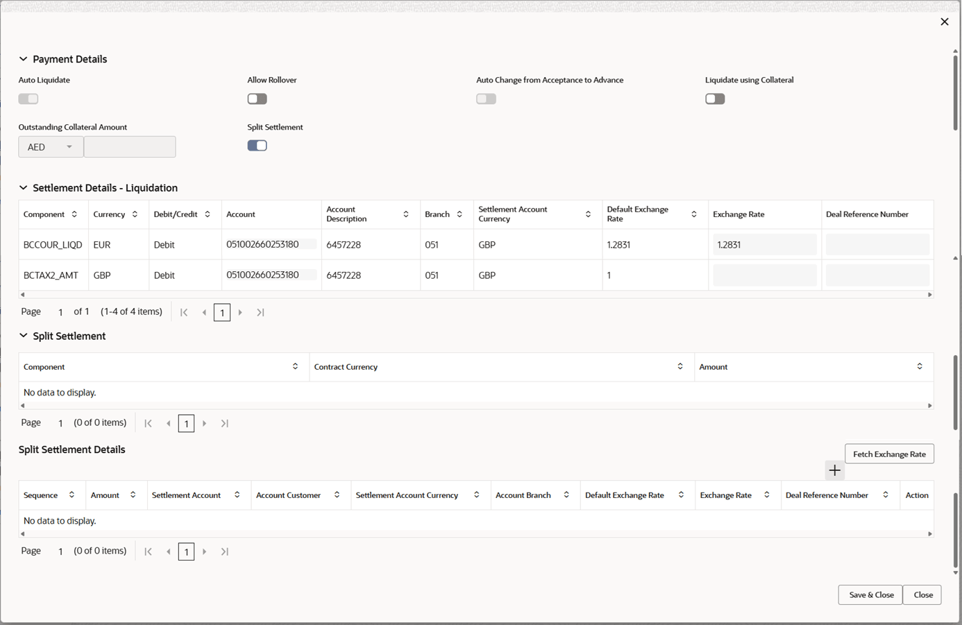 Description of depaymentdetails.png follows