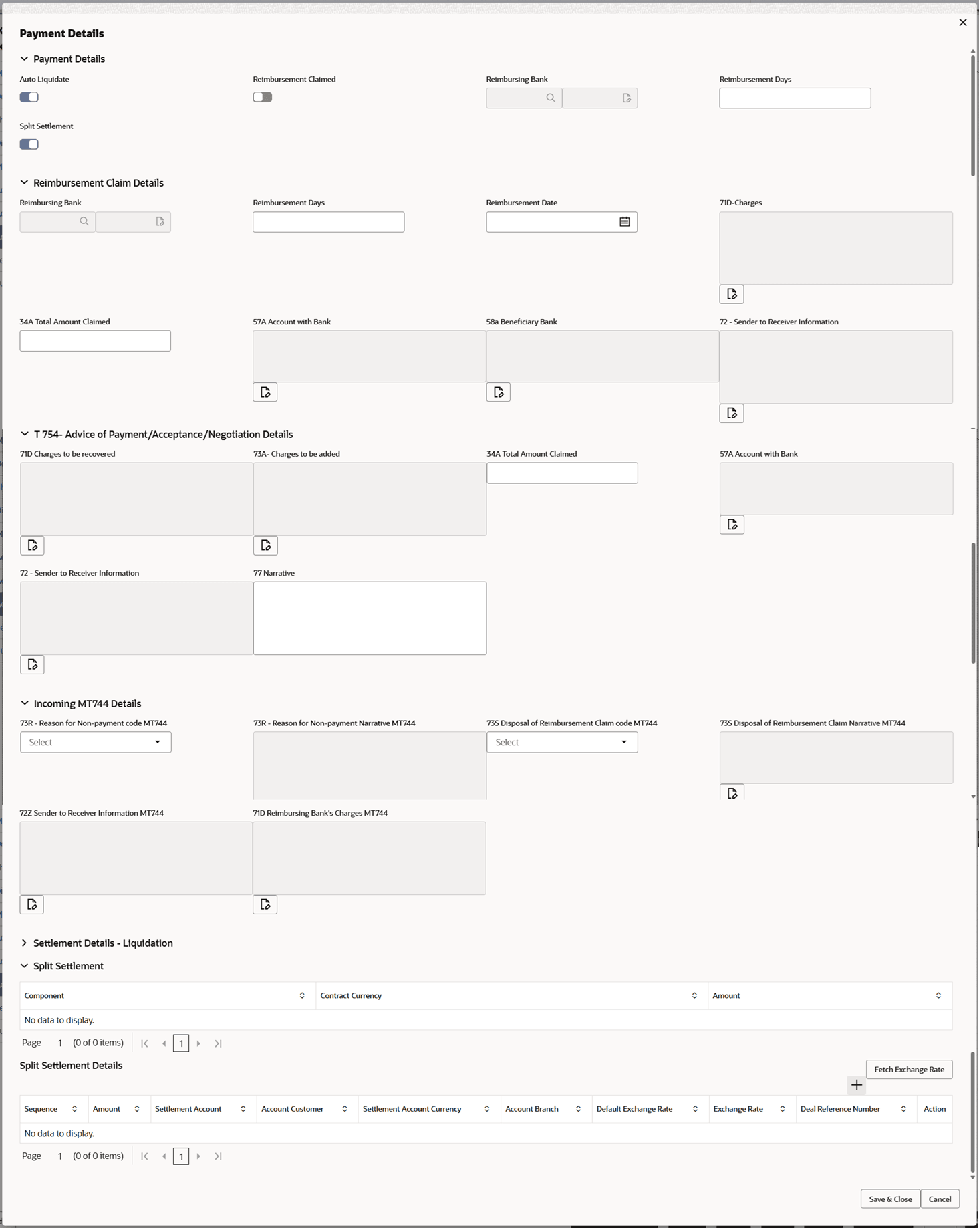 Description of depaymentdetails.png follows
