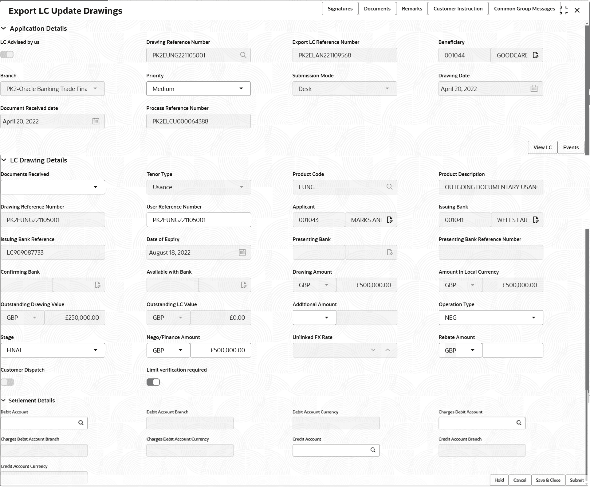 Description of registrationapplicationdetails.png follows
