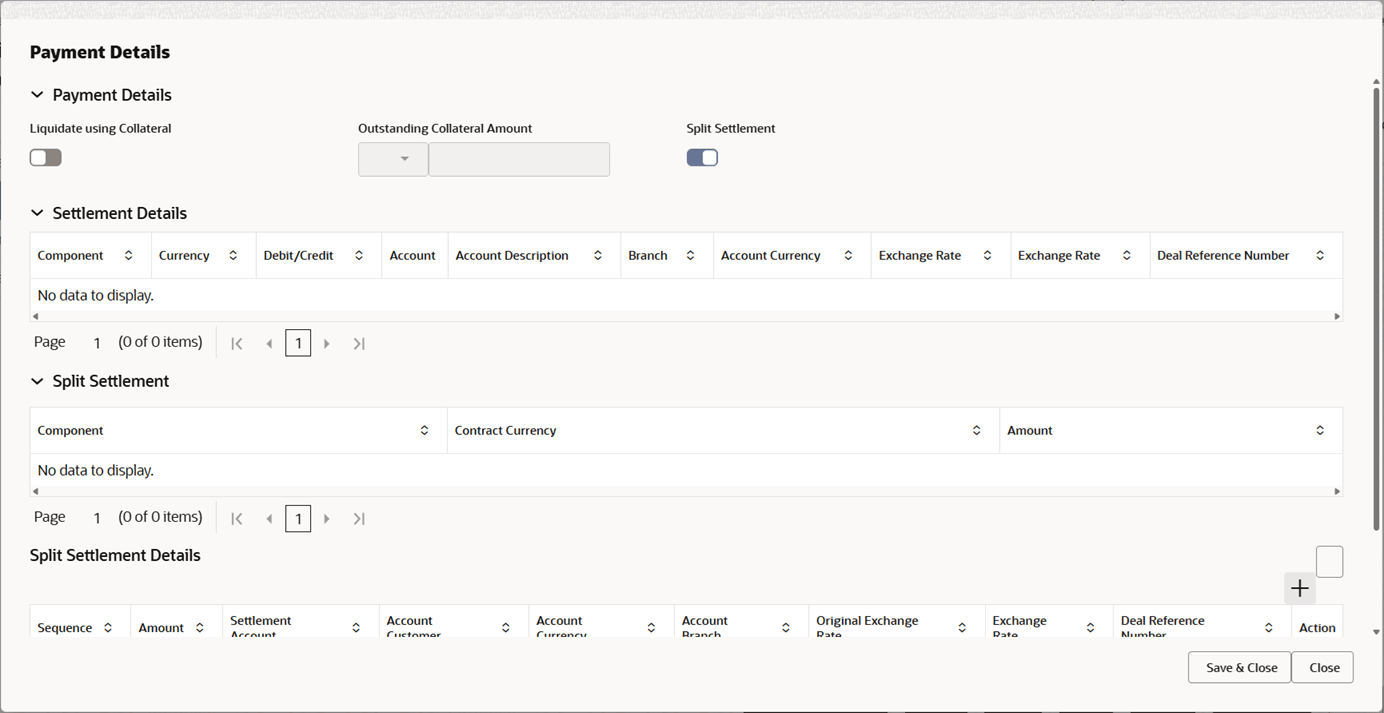 Description of depaymentdetails1.png follows