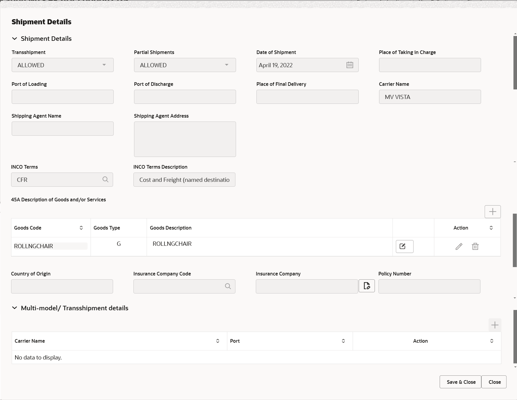 Description of deshipmentdetails1.png follows