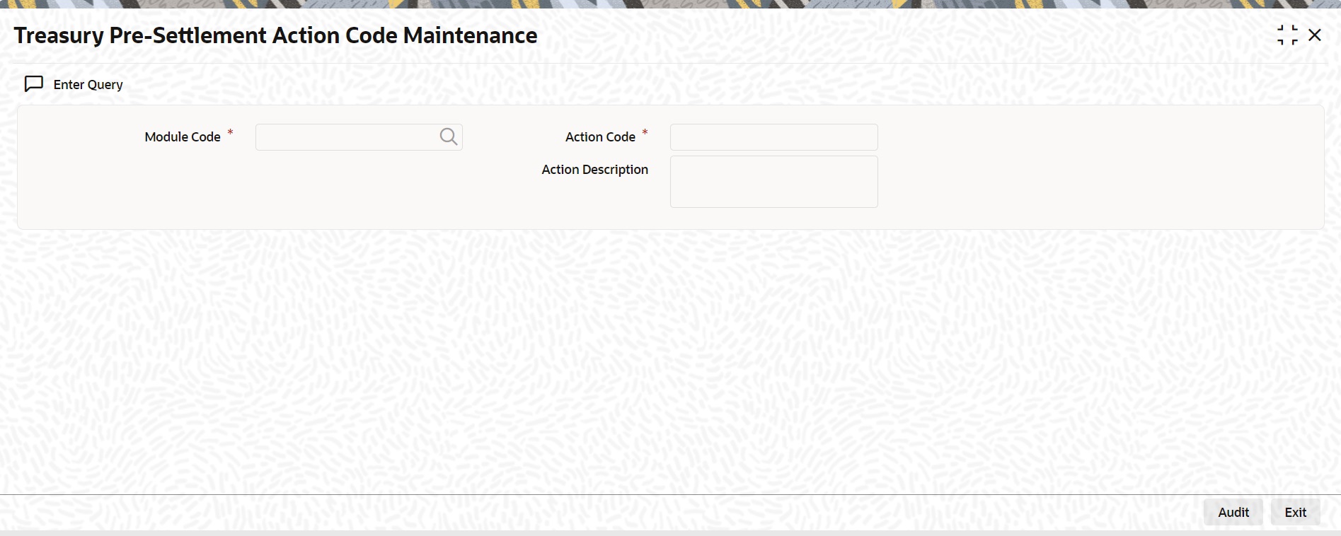 Description of treasurypre-settlementactioncodemaintenance-cvs-main.jpg follows Description of treasurypre-settlementactioncodemaintenance-cvs-main.jpg follows