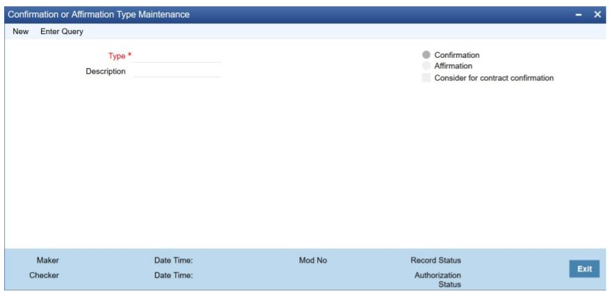 Description of confirmationafirmationtypemaintenance.jpg follows