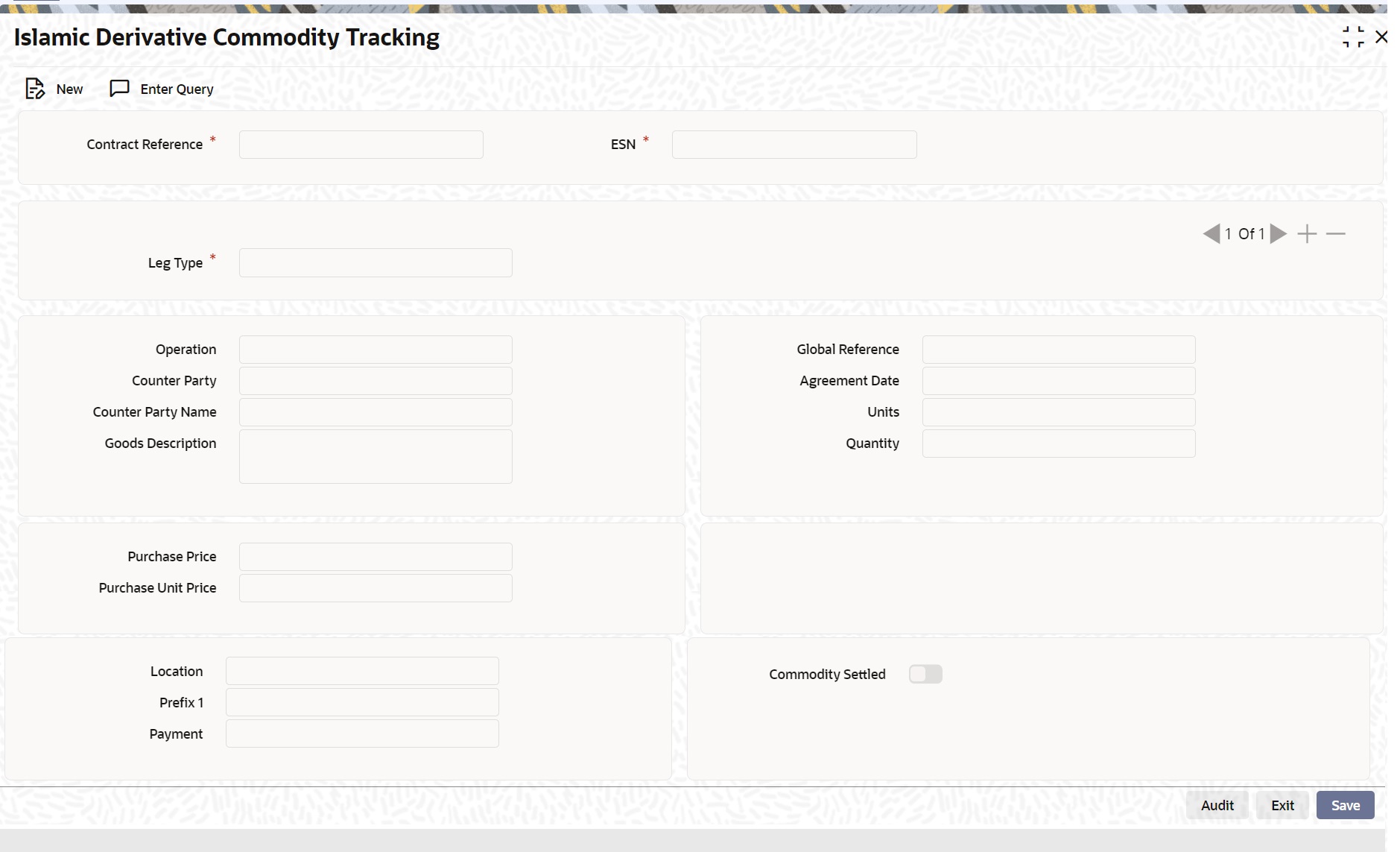 Commodity Tracking