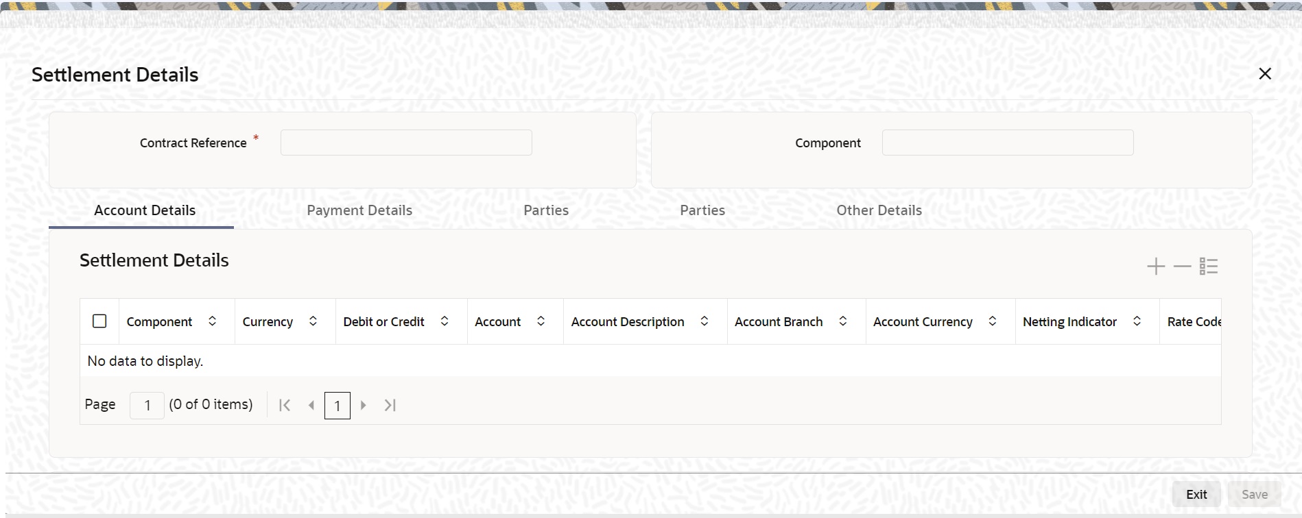 Description of isctrstl__cvs_settlement__tab_main.png follows Description of isctrstl__cvs_settlement__tab_main.png follows