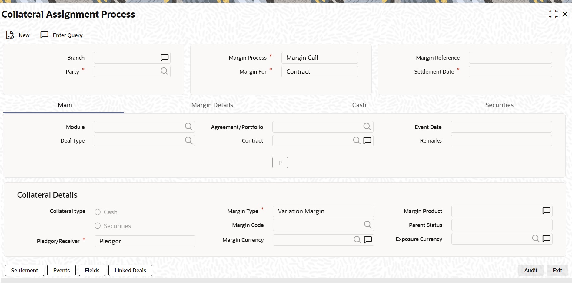 ollateral Assignment Process