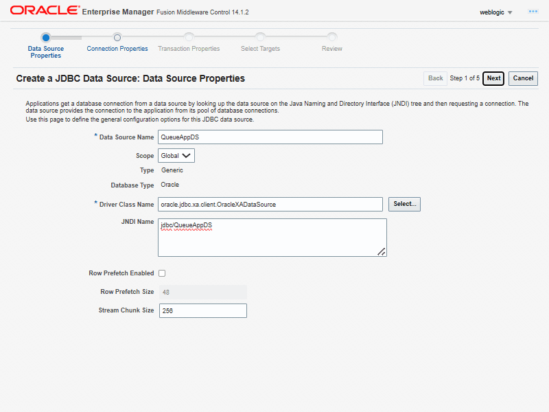 Description of queueappdatasource5.png follows