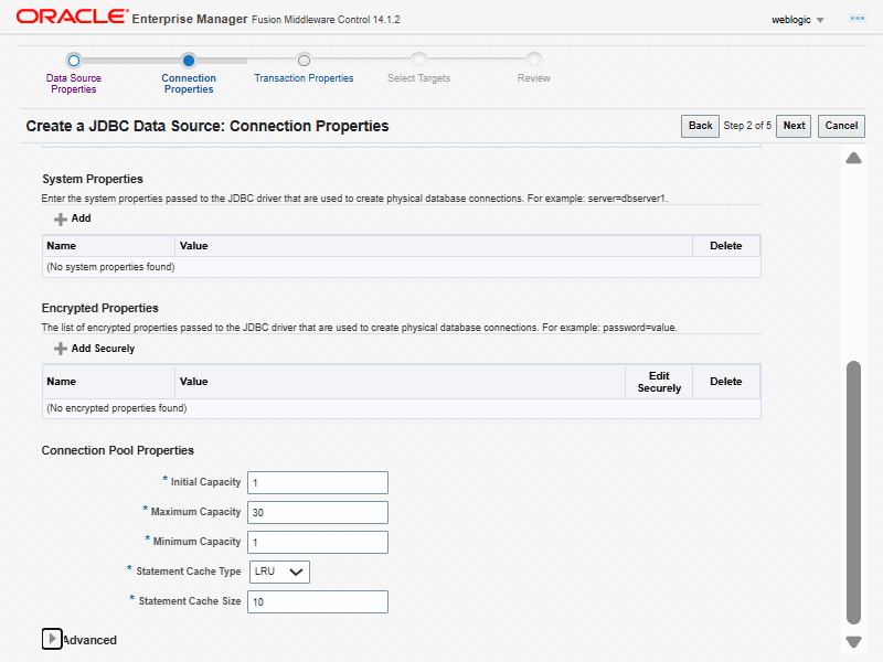 Description of webservices_creatingdatasources10.png follows