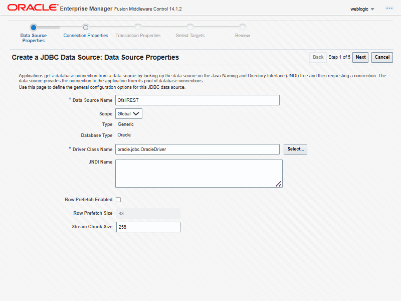 Description of webservices_creatingdatasources4.png follows
