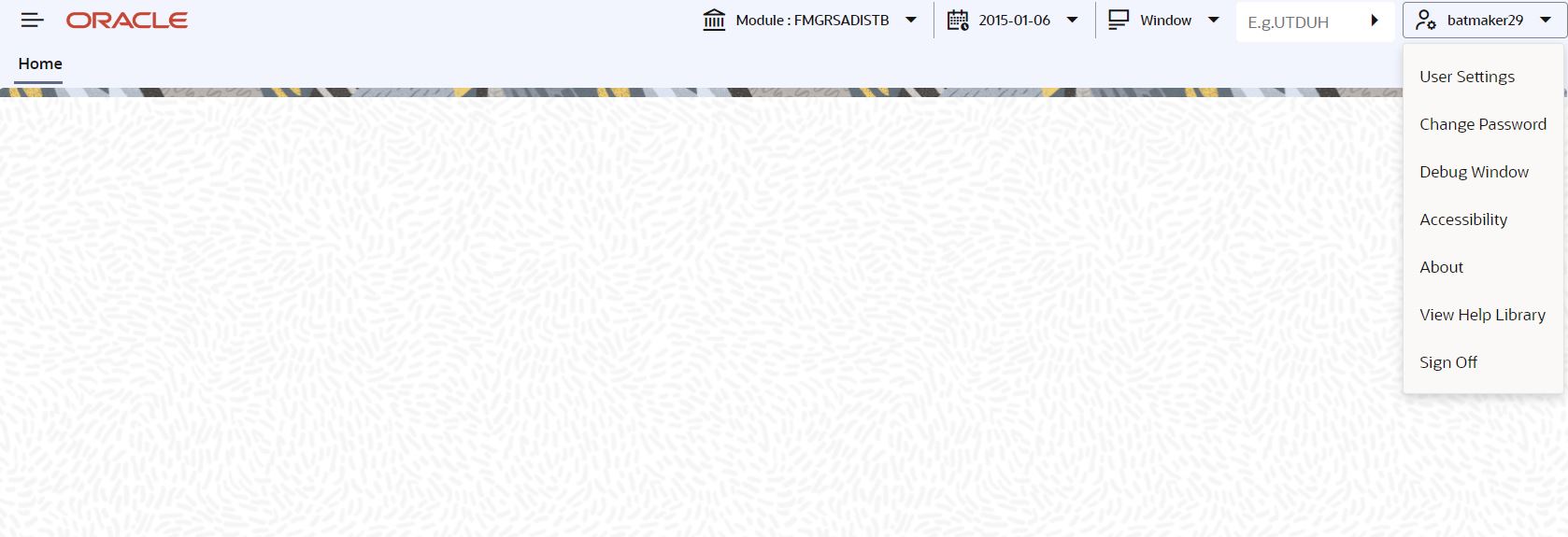 User Action_Menus