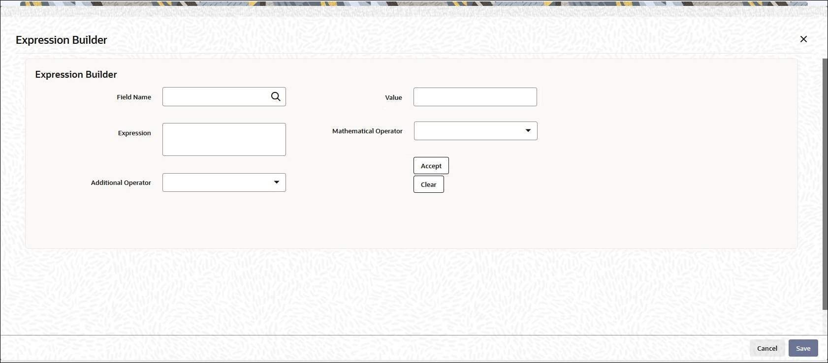 Rule Maintenance_Expression Builder Rule Maintenance_Expression Builder