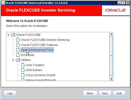 Description of oracle-flexcube-investor-servicing-installer.png follows