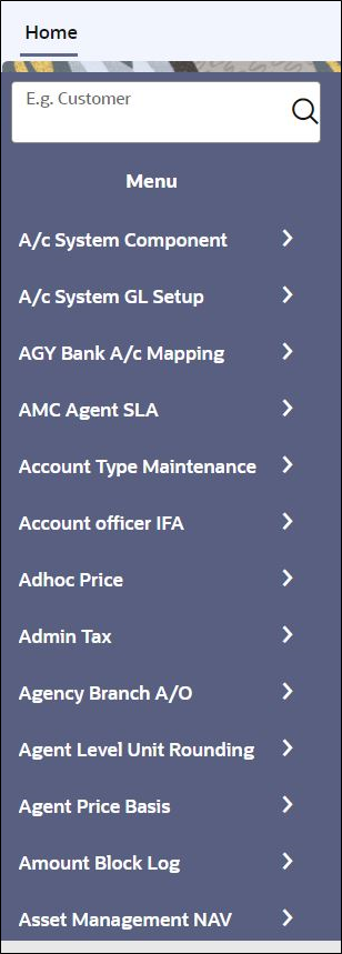 Home menu_Search Option Home menu_Search Option