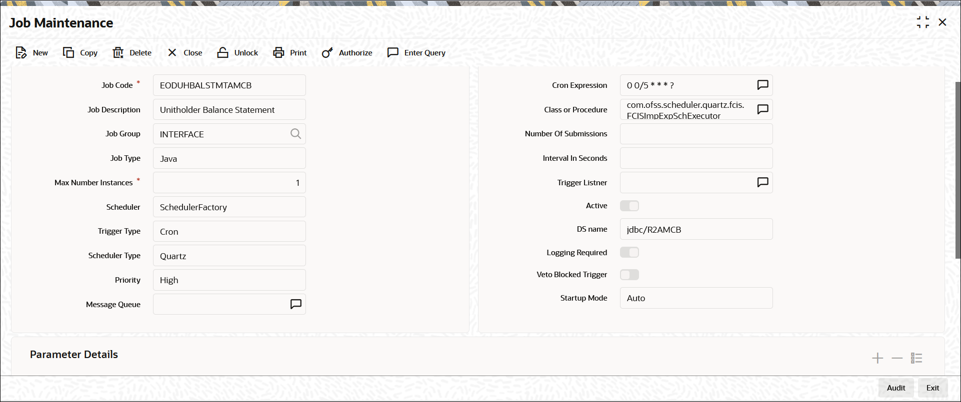 TASK – EODUHBALSTMT