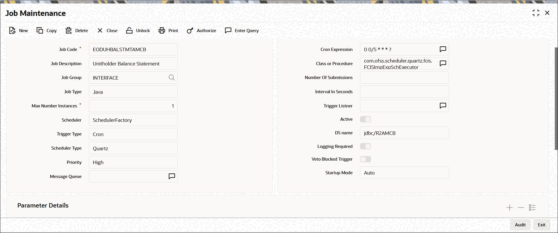 TASK – EODUHBALSTMT